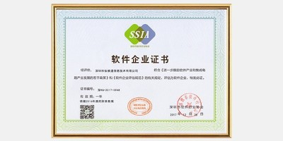 軟件企業(yè)證書-縱橫通